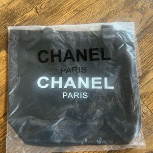 Chanel canvas Black Tote Bag